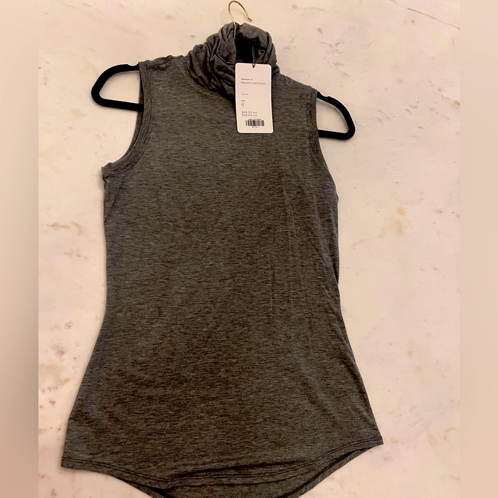 NWT Kit and Ace Gray fitted (slim cut) turtleneck- Size 8